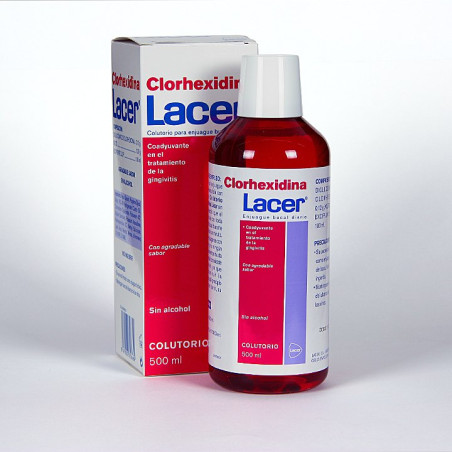 LACER COLUTORIO CLORHEXIDINA 1 ENVASE 500 ML
