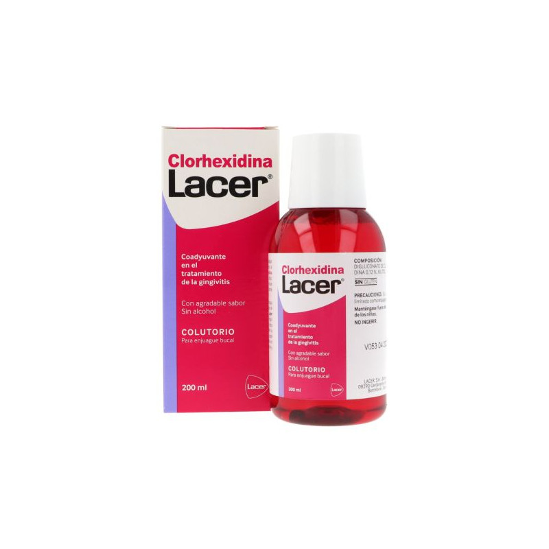 LACER COLUTORIO CLORHEXIDINA 1 ENVASE 200 ML