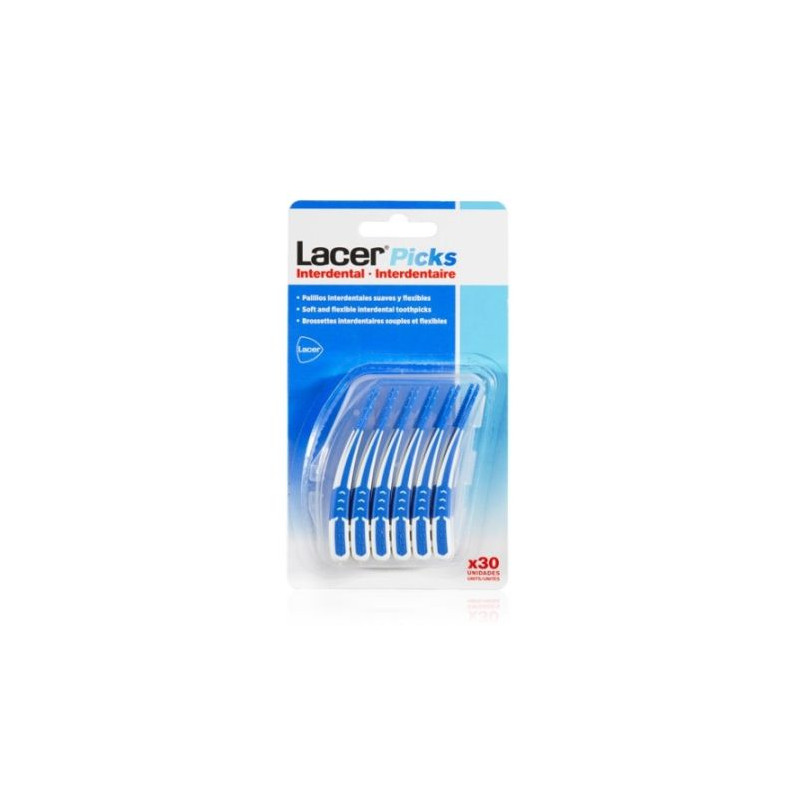 PICKS INTERDENTAL LACER 30 UNIDADES