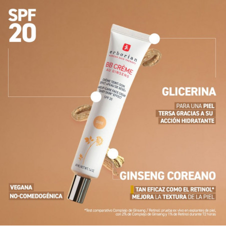 BB CREME AU GINSENG DORE SPF 20 40 ML