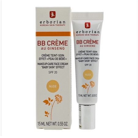 BB CREME AU GINSENG NUDE SPF 20 15 ML
