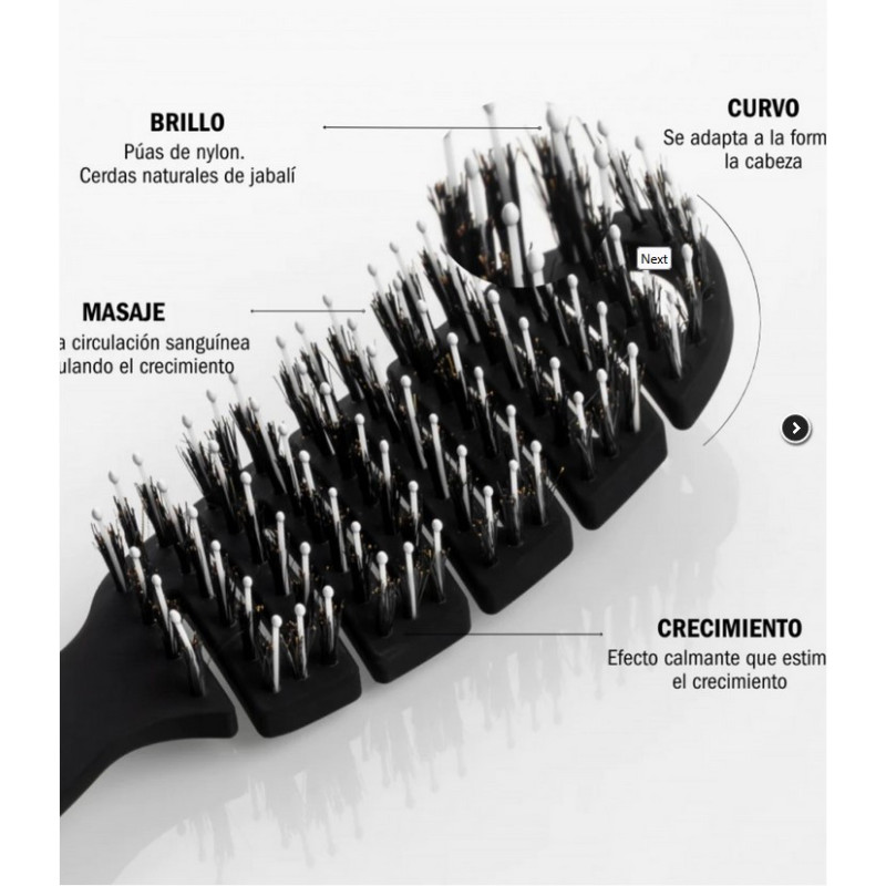 CEPILLO SUPER MAGICBRUSH NEGRO MONCHO MORENO