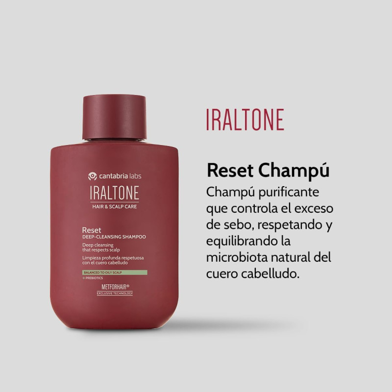 IRALTONE RESET DEEP-CLEANSING SHAMPOO 1 BOTELLA 250 ML