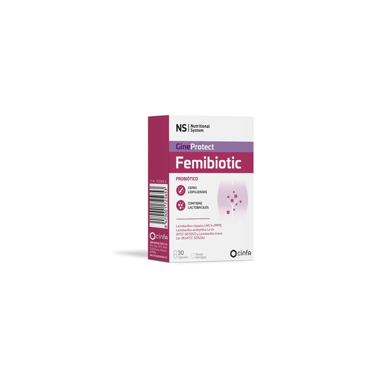 NS GINEPROTECT FEMIBIOTIC 30 CAPSULAS