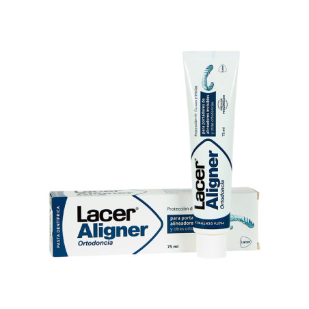 LACER ALIGNER ORTODONCIA PASTA DENTIFRICA SIN COLORACION 1 TUBO 75 ML SABOR MENTA