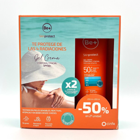 PACK BE+ SKINPROTECT GELCREMA 200 ML
