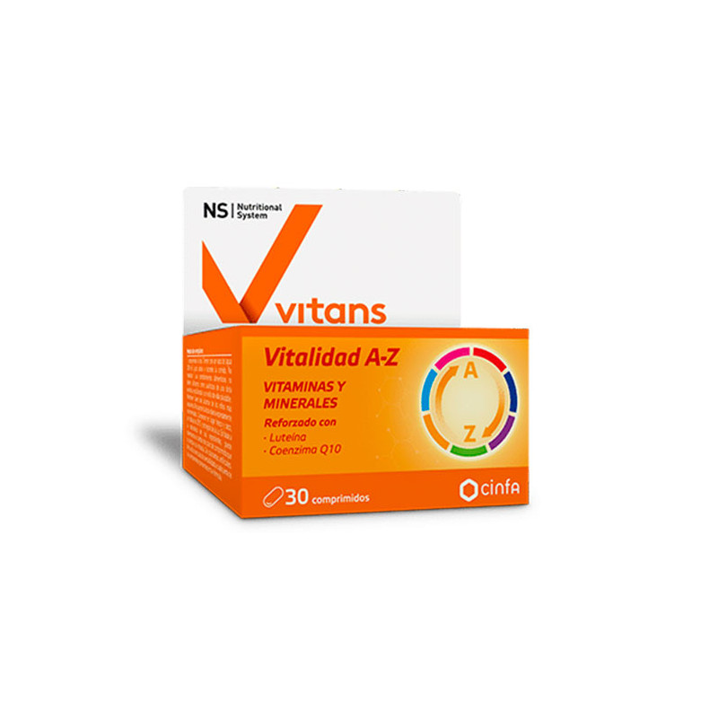 NS VITANS VITALIDAD A-Z 30 COMPRIMIDOS
