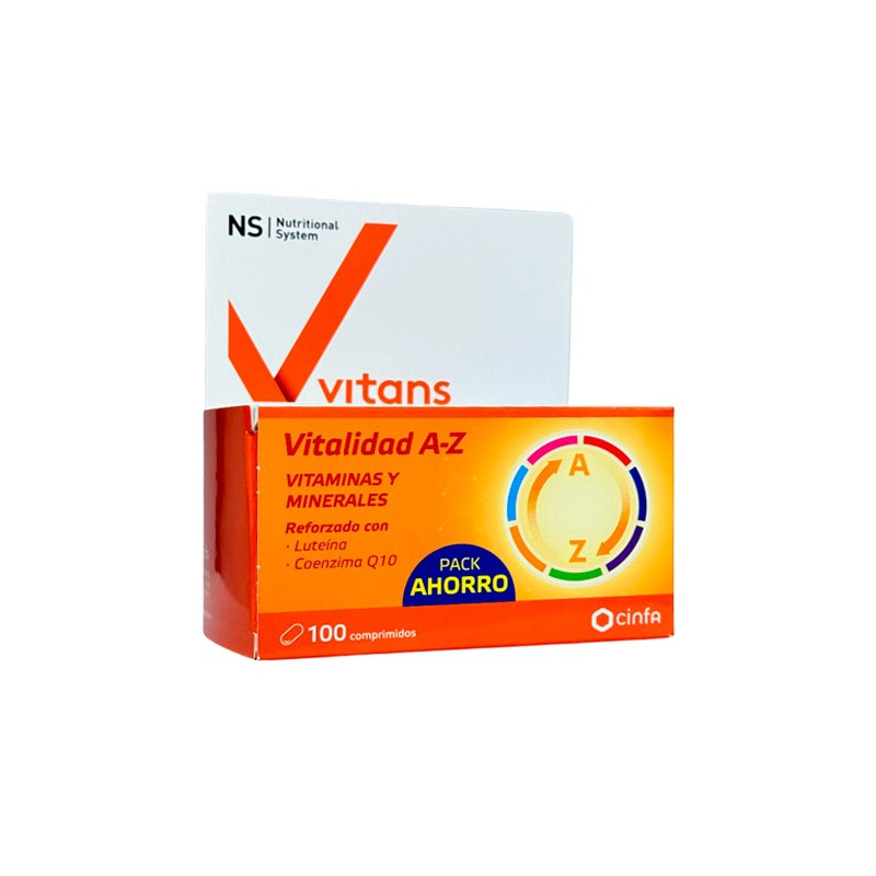 NS VITANS VITALIDAD A-Z 100 COMPRIMIDOS