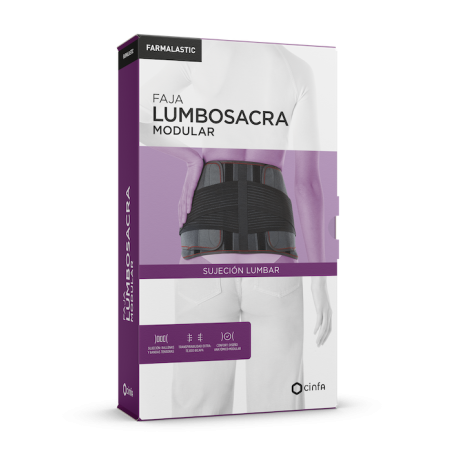 FAJA LUMBOSACRA MODULAR FARMALASTIC 1 UNIDAD TALLA UNICA