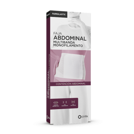 FAJA ABDOMINAL MULTIBANDA MONOFILAMENTO FARMALASTIC 1 UNIDAD TALLA PEQ