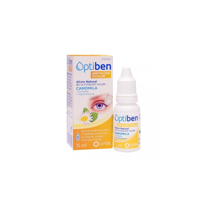 OPTIBEN IRRITACION OCULAR+ 1 FRASCO 15 ML