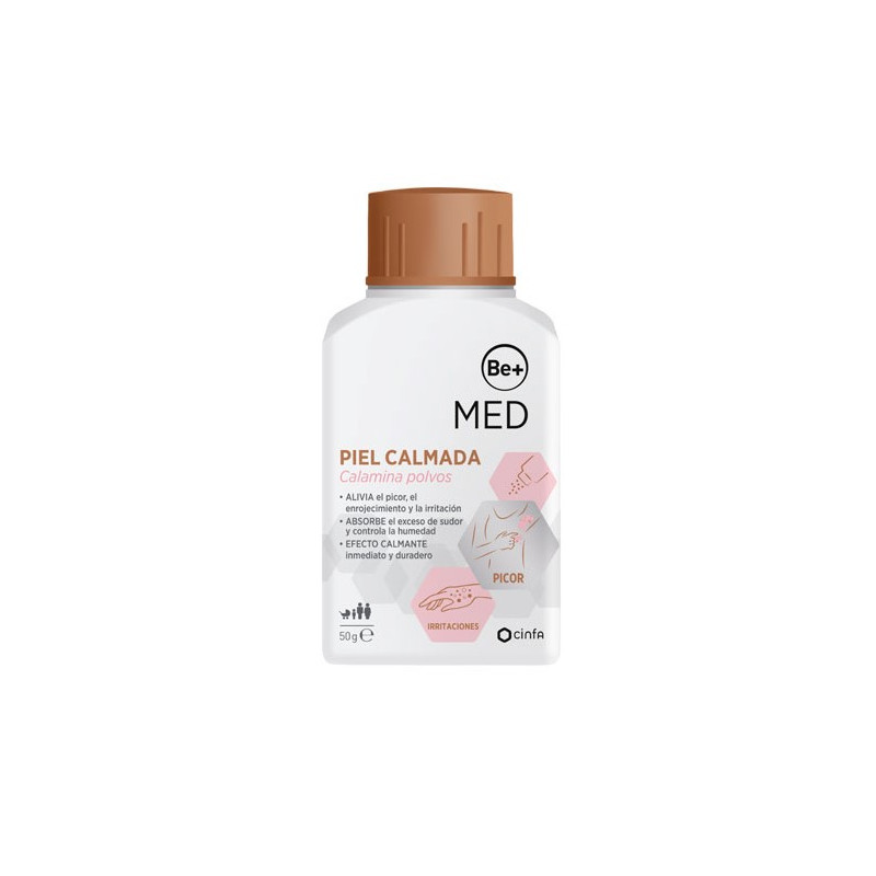 BE+ MED PIEL CALMADA CALAMINA POLVOS 1 ENVASE 50 G