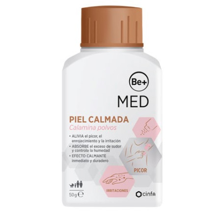 BE+ MED PIEL CALMADA CALAMINA POLVOS 1 ENVASE 50 G