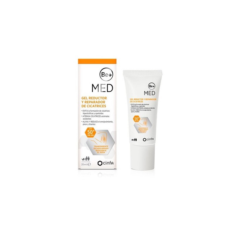 BE+ MED GEL PROTECTOR DE LA PIEL SPF 50+ 1 TUBO 20 ML