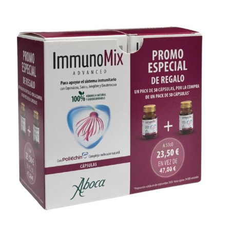 PACK IMMUNOMIX 50 + 50 CAPSULAS ABOCA