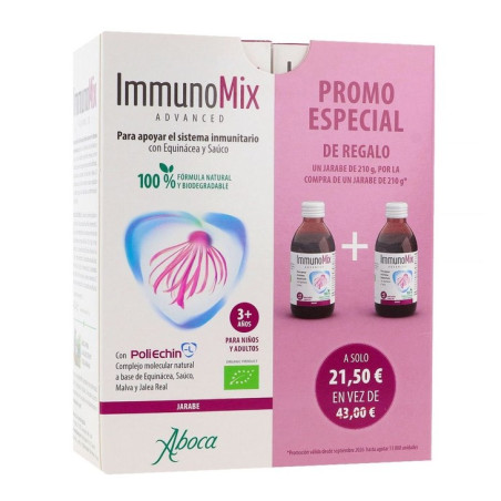 PACK IMMUNOMIX JARABE 210 G + 210 G ABOCA
