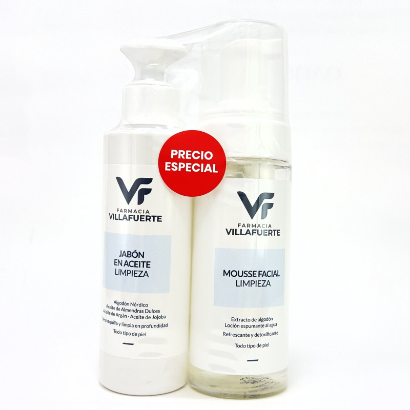DOUBLE CLEANSING PACK OIL + MOUSSE F.VILLAFUERTE