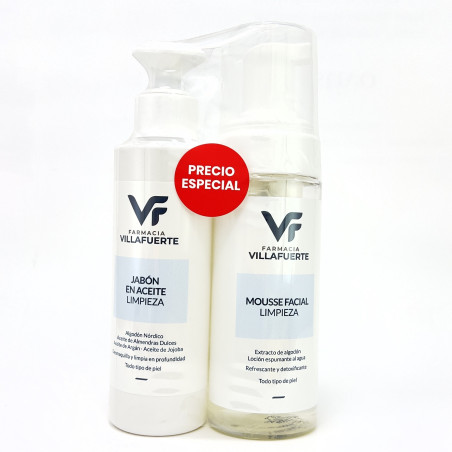 PACK DOBLE LIMPIEZA ACEITE + MOUSSE F.VILLAFUERTE