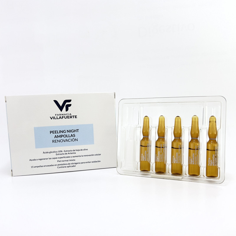 PEELING NIGHT RENEWAL AMPOULES 15 AMP VILLAFUERTE PHARMACY