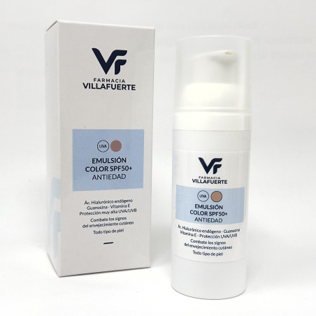 COLOUR EMULSION SPF 50+ ANTI-AGING F.VILLAFUERTE