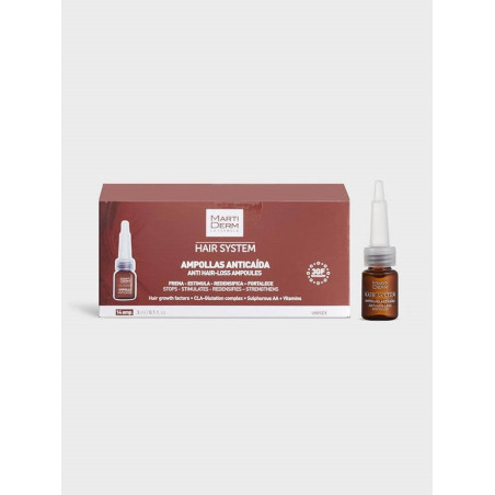 MARTIDERM AMPOLLAS ANTICAIDA 14 AMPOLLAS 3 ML