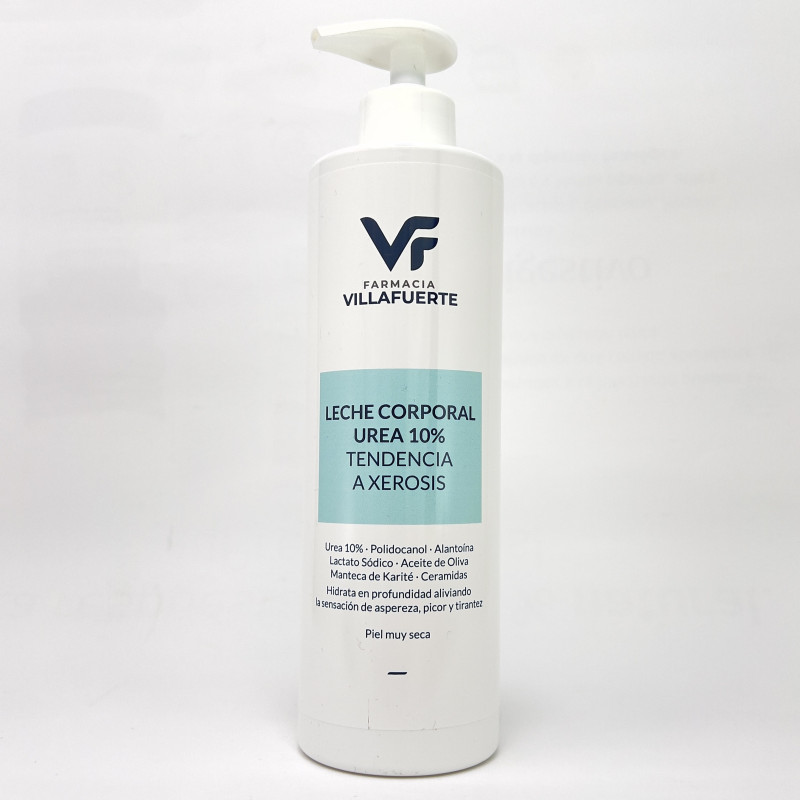 LECHE CORPORAL PIEL SECA UREA 10%  400 ML F.VILLAFUERTE