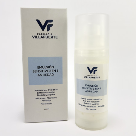 EMULSION SENSITIVE 3 EN 1 HOMBRES FARMACIA VILLAFUERTE