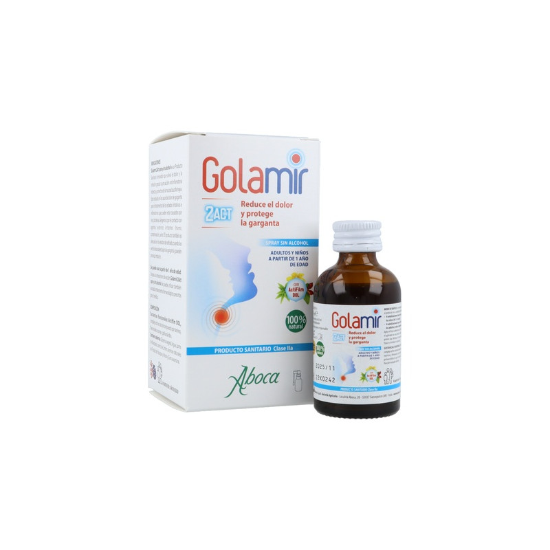 GOLAMIR 2ACT SPRAY SIN ALCOHOL 1 SPRAY 30 ML