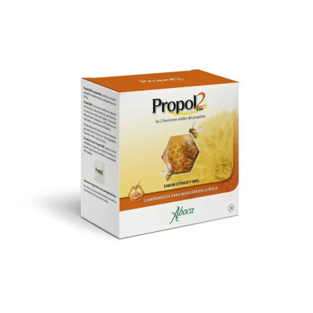 PROPOL 2 EMF 20 COMPRIMIDOS BUCODISPERSABLES SABOR CITRICO Y MIEL