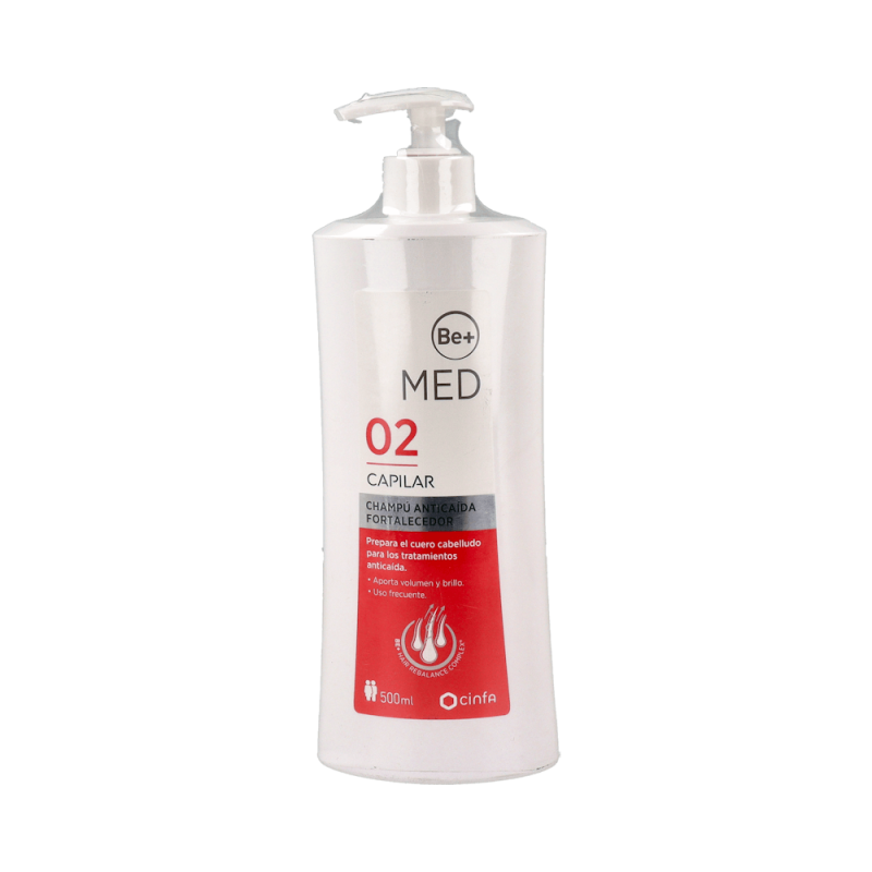 BE+ MED CAPILAR CHAMPU ANTICAIDA FORTALECEDOR 1 ENVASE 500 ML