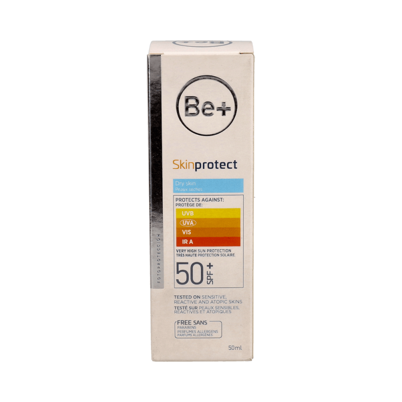 BE+ SKIN PROTECT PIEL SECA SPF50+ 1 ENVASE 50 ML