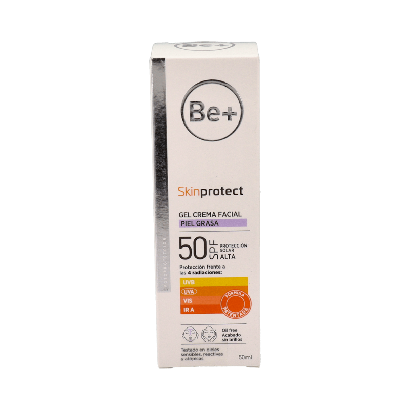 BE+ SKIN PROTECT PIEL GRASA SPF 50 1 ENVASE 50 ML