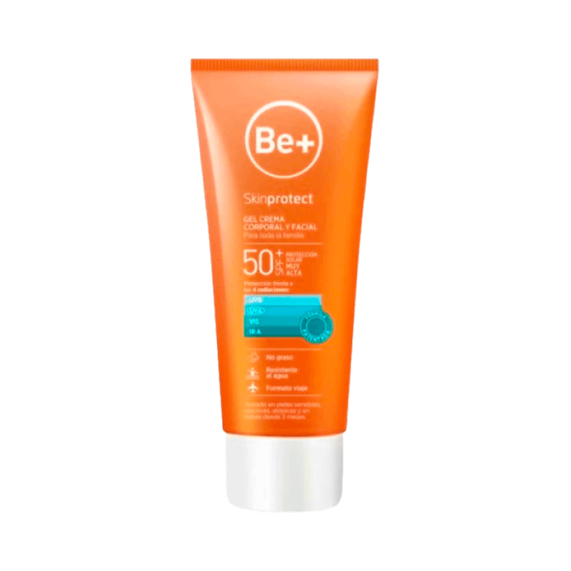 BE+ SKINPROTECT GEL CREMA CORPORAL Y FACIAL SPF 50+ 1 ENVASE 200 ML