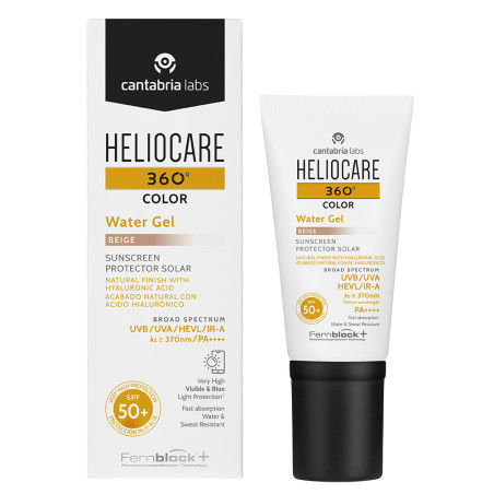 HELIOCARE 360º COLOR WATER GEL PROTECTOR SOLAR SPF 50+ 1 ENVASE 50 ML