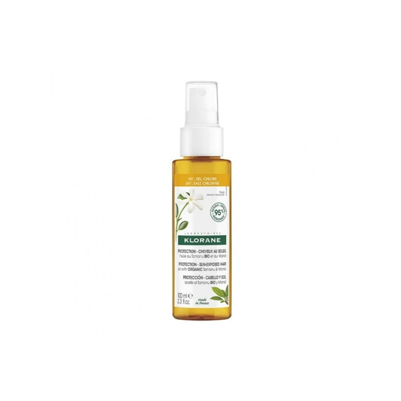 KLORANE ACEITE AL TAMANU BIO Y MONOÏ 1 ENVASE 100 ML