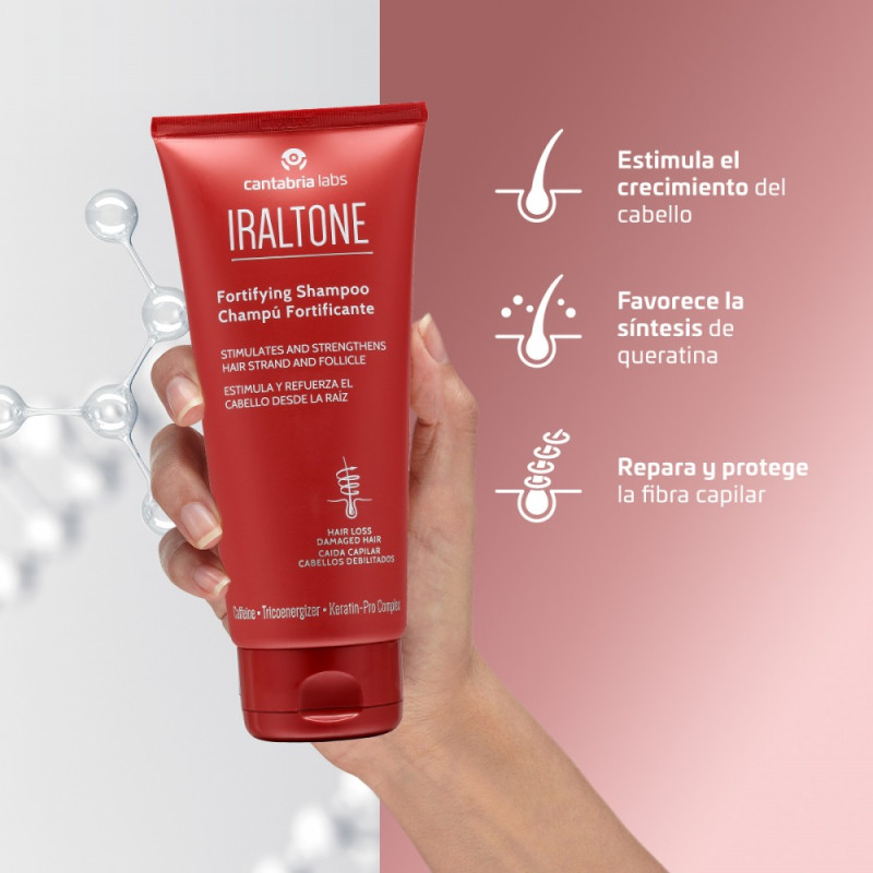 IRALTONE CHAMPU FORTIFICANTE 1 ENVASE 400 ML