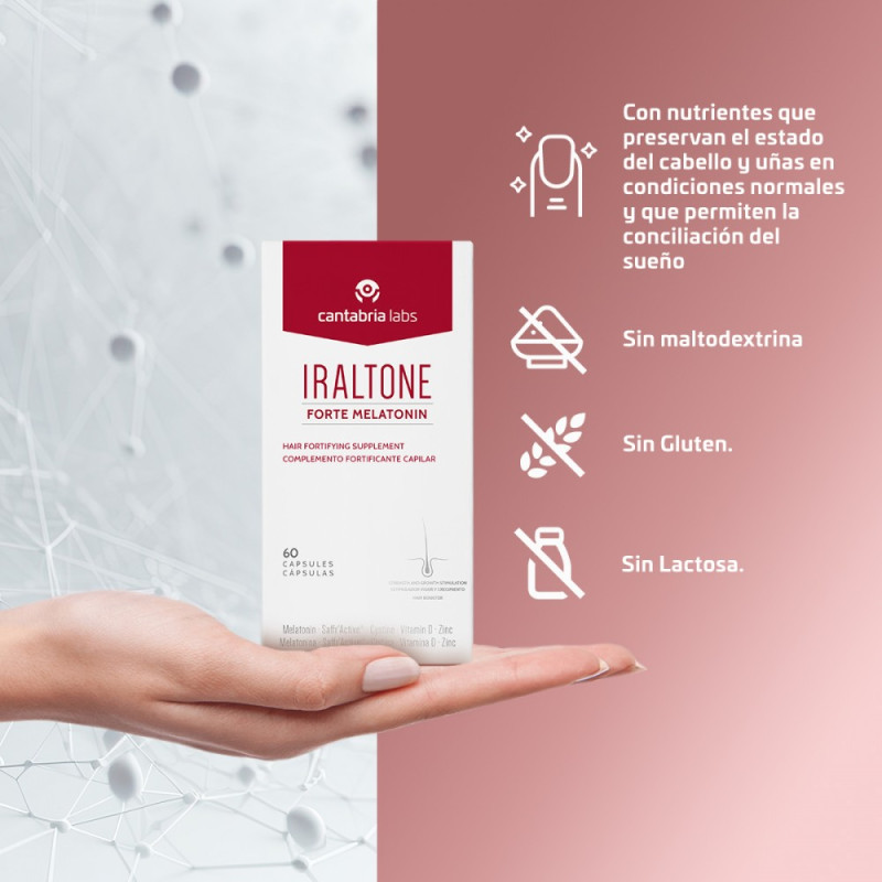 IRALTONE FORTE MELATONIN 60 CAPSULAS