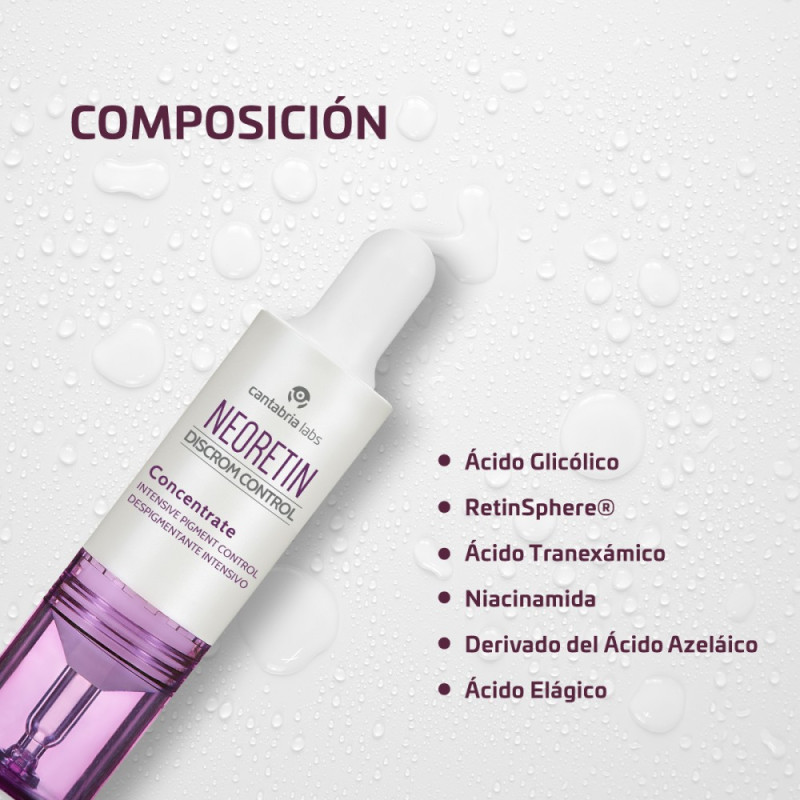 NEORETIN DISCROM CONTROL CONCENTRATE DESPIGMENTANTE INTENSIVO 2 ENVASES 10 ML