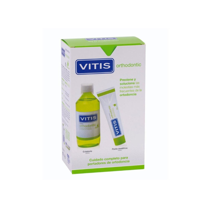 VITIS ORTHODONTIC PASTA DENTIFRICA Y COLUTORIO PACK