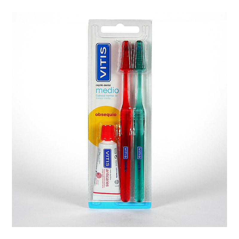 CEPILLO DENTAL ADULTO VITIS MEDIO DUPLO