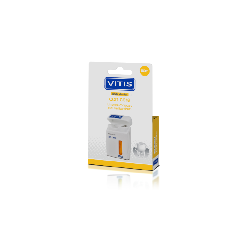 VITIS SEDA DENTAL CON CERA 50 M