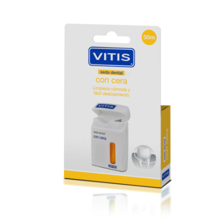 VITIS SEDA DENTAL CON CERA 50 M