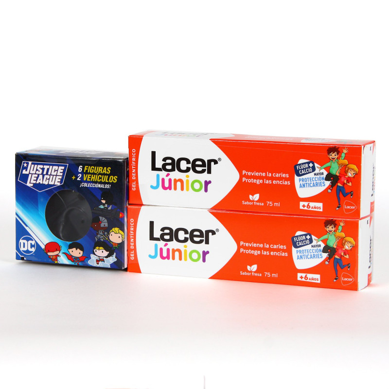 PACK DUPLO LACER JUNIOR GEL DENTAL 75 ML FRESA